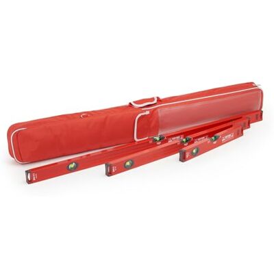 WFix Nível de bolha única 3er conjunto diferentes comprimentos In Der bolsa protetora com metro 30/60/100 WFix Nível de bolha única 3er conjunto diferentes comprimentos In Der bolsa protetora com metro 30/60/100