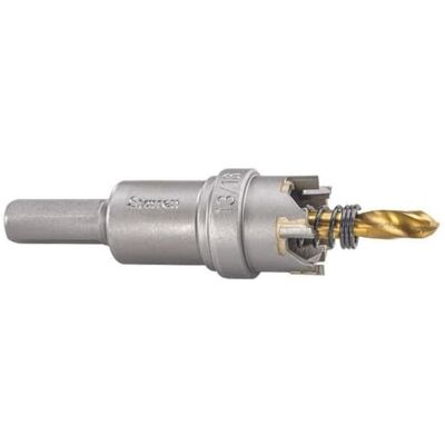 Starrett SM021 Coroa com dentes de metal duro para chapas de metal, 21 mm Starrett SM021 Coroa com dentes de metal duro para chapas de metal, 21 mm