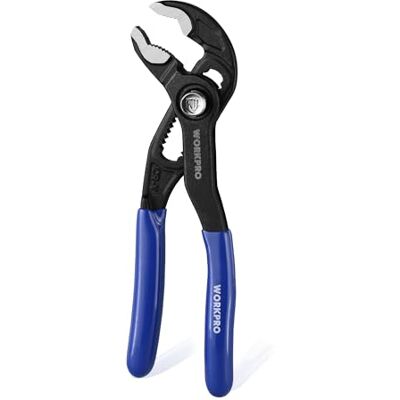 WORKPRO Alicate papagaio de 127 mm com ajuste rápido, abertura de 25 Alicate bomba de água de aço Cr-V, moldes reguláveis, aderência segura para canalização, reparação e manutenção diária WORKPRO Alicate papagaio de 127 mm com ajuste rápido, abertura de 25 Alicate bomba de água de aço Cr-V, moldes reguláveis, aderência segura para canalização, reparação e manutenção diária