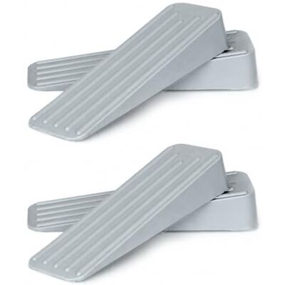 Mario10 Topes de porta de borracha para interiores e exteriores, batentes de porta de borracha antiderrapantes para piso, suportes de porta resistentes para se manter aberto, embalagem de 4 (branco) Mario10 Topes de porta de borracha para interiores e exteriores, batentes de porta de borracha antiderrapantes para piso, suportes de porta resistentes para se manter aberto, embalagem de 4 (branco)