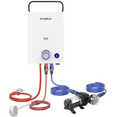 CAMPLUX - F10 Pro - 10 L/min - Aquecedor de água a gás CAMPLUX - F10 Pro - 10 L/min - Aquecedor de água a gás