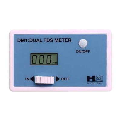 HM Digital DM-1 Monitor TDS em linha dupla, intervalo de 0 9990 ppm, +/- 2% de precisão de leitura HM Digital DM-1 Monitor TDS em linha dupla, intervalo de 0 9990 ppm, +/- 2% de precisão de leitura