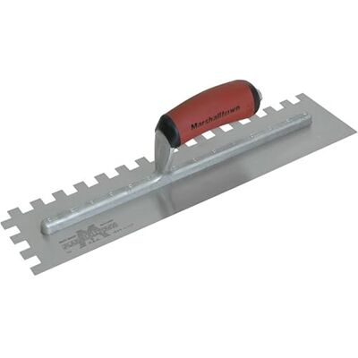 Espátula dentada 1/2 x 1/2 x 1/2 - Ferramenta para pisos e azulejos Espátula dentada 1/2 x 1/2 x 1/2 - Ferramenta para pisos e azulejos