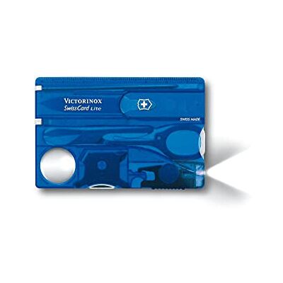 Victorinox Swiss Card Lite, Multi-Ferramentas de Bolso Suíças, Formato de Cartão de Crédito, 13 Funções, Chave de Fenda 3 mm, Chave de Fenda 5 mm Victorinox Swiss Card Lite, Multi-Ferramentas de Bolso Suíças, Formato de Cartão de Crédito, 13 Funções, Chave de Fenda 3 mm, Chave de Fenda 5 mm