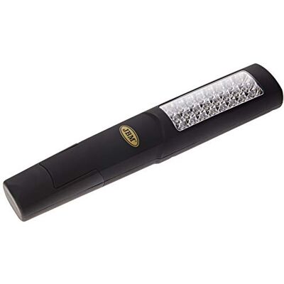 JBM Portátil de oficina 24 + 6 LEDS com bateria recarregável/com íman duplo, cunha de suporte e base imantada JBM Portátil de oficina 24 + 6 LEDS com bateria recarregável/com íman duplo, cunha de suporte e base imantada