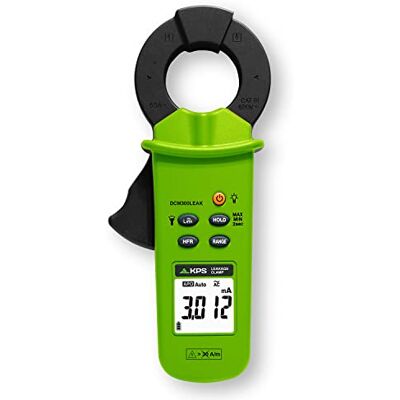 KPS -DCM300LEAK Pinça de Fugas TRMS Corrente AC 60A LPF Filtro Passa-Baixo 50-60Hz e 1kHz conexão Bluetooth 6000 Contagens CAT. III KPS -DCM300LEAK Pinça de Fugas TRMS Corrente AC 60A LPF Filtro Passa-Baixo 50-60Hz e 1kHz conexão Bluetooth 6000 Contagens CAT. III