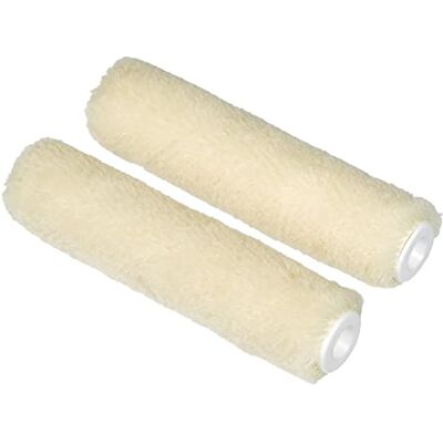 SAVY Conjunto de 2 mini manchons esmalte, veludo, 110 mm SAVY Conjunto de 2 mini manchons esmalte, veludo, 110 mm