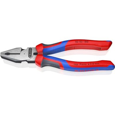 KNIPEX Alicate de força universal com alças de conforto 180 mm, Com alças confortáveis KNIPEX Alicate de força universal com alças de conforto 180 mm, Com alças confortáveis