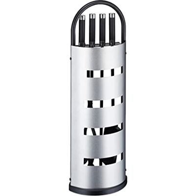 Relaxdays Acessórios de lareira, conjunto de 5 peças, aprimorador, pá, vassoura, pinças e suporte, fogão moderno e útil, preto Relaxdays Acessórios de lareira, conjunto de 5 peças, aprimorador, pá, vassoura, pinças e suporte, fogão moderno e útil, preto