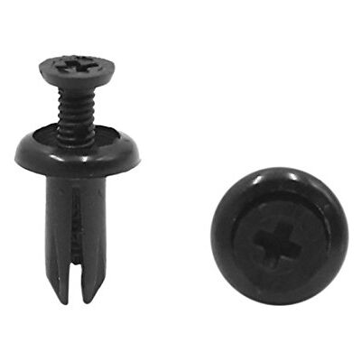 uxcell sourcing map 50 unidades 5 mm orifício plástico para-choques defesa sutiã rebites grampos para carro veículo uxcell sourcing map 50 unidades 5 mm orifício plástico para-choques defesa sutiã rebites grampos para carro veículo