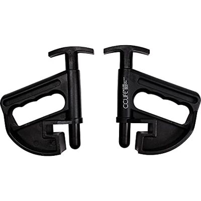 CCLIFE 2 peças mudador de pneus manual Tire Changer Bead Clamp drop braçadeira de talão jante ferramenta de braçadeira de talão CCLIFE 2 peças mudador de pneus manual Tire Changer Bead Clamp drop braçadeira de talão jante ferramenta de braçadeira de talão