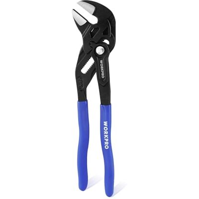 WORKPRO Prendedor chave 255 mm Cr-V mandíbula auto-ajuste WORKPRO Prendedor chave 255 mm Cr-V mandíbula auto-ajuste