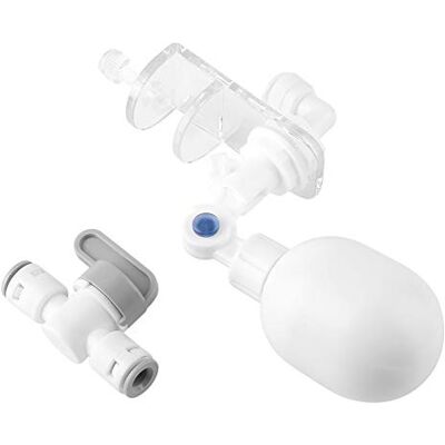 Garosa Controlador automático de enchimento de água, válvula de nível com flutuador ajustável para aquário, tanque e peixe, filtro e controlo de fluxo integrado, ideal para rega e armazenamento Garosa Controlador automático de enchimento de água, válvula de nível com flutuador ajustável para aquário, tanque e peixe, filtro e controlo de fluxo integrado, ideal para rega e armazenamento