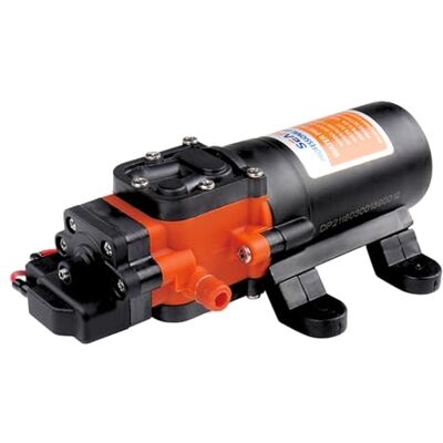 Seaflo Bomba de diafragma de pressão de água de 12 V, 1,2 GPM e 35 PSI Seaflo Bomba de diafragma de pressão de água de 12 V, 1,2 GPM e 35 PSI