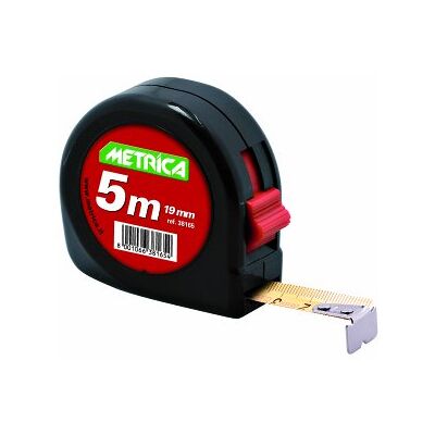 Metrica Fita métrica (com travão, 5 m) Metrica Fita métrica (com travão, 5 m)