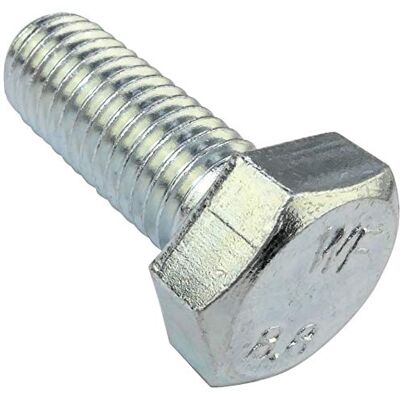 AERZETIX , Conjunto de 20 parafusos M12 x 30, cabeça hexagonal, Ø 12 x 30 mm, DIN 933, classe 8,8, aço galvanizado, bricolagem, ferramenta de montagem, ferragens, C47378 AERZETIX , Conjunto de 20 parafusos M12 x 30, cabeça hexagonal, Ø 12 x 30 mm, DIN 933, classe 8,8, aço galvanizado, bricolagem, ferramenta de montagem, ferragens, C47378
