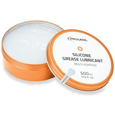 Prounol 100% gordura de silicone, gordura dielétrica (creme) de uso geral, gordura de borracha HT impermeável (500 ml) Prounol 100% gordura de silicone, gordura dielétrica (creme) de uso geral, gordura de borracha HT impermeável (500 ml)