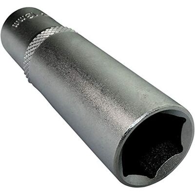AERZETIX Chave de copo Profundo/estendido/comprimento 3/8 x 13 mm para aparafusar/catraca manual/pneumática corpo cilíndrico hexagonal/6 lados Allen em aço CR-V cor prata C45179 AERZETIX Chave de copo Profundo/estendido/comprimento 3/8 x 13 mm para aparafusar/catraca manual/pneumática corpo cilíndrico hexagonal/6 lados Allen em aço CR-V cor prata C45179