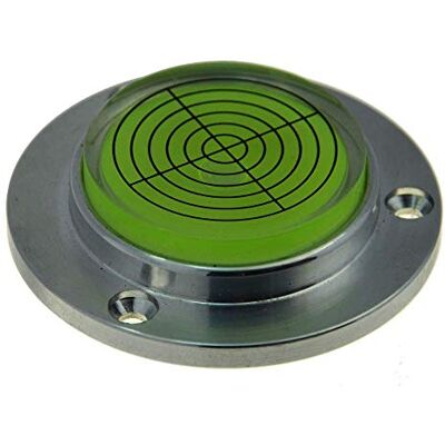 UMEI Inclinómetros de bolha horizontal de alta precisão com invólucro de alumínio Bullseye Spirit com nível de superfície de bolha para instrumentos de sobrevivência e tribrações, 50 x 11,5 mm UMEI Inclinómetros de bolha horizontal de alta precisão com invólucro de alumínio Bullseye Spirit com nível de superfície de bolha para instrumentos de sobrevivência e tribrações, 50 x 11,5 mm
