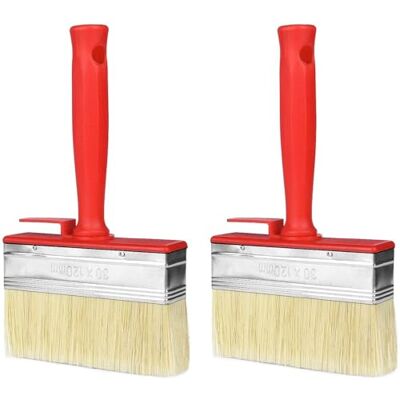 oumuik Pincéis planos, 2 peças, pincel grande para pintar paredes 30 x 120 mm oumuik Pincéis planos, 2 peças, pincel grande para pintar paredes 30 x 120 mm