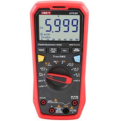 Uni-T UT61D Multímetro digital real RMS AC/DC tensão atual resistência capacidade ensayador Uni-T UT61D Multímetro digital real RMS AC/DC tensão atual resistência capacidade ensayador