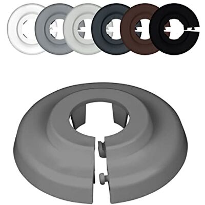 FUX 2 Rosetas para tubos de aquecimento radiador, 12 mm 35 mm FUX 2 Rosetas para tubos de aquecimento radiador, 12 mm 35 mm