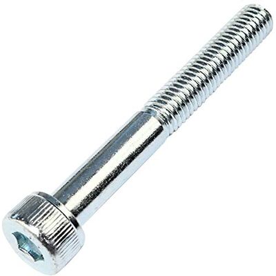 AERZETIX Conjunto de 100 peças, parafusos M5 x 40, com cabeça hexagonal interior, Ø 5 x 40 mm, DIN 912, classe 8,8, aço galvanizado, prateado, bricolagem, ferramenta de montagem, ferragens, C47644 AERZETIX Conjunto de 100 peças, parafusos M5 x 40, com cabeça hexagonal interior, Ø 5 x 40 mm, DIN 912, classe 8,8, aço galvanizado, prateado, bricolagem, ferramenta de montagem, ferragens, C47644