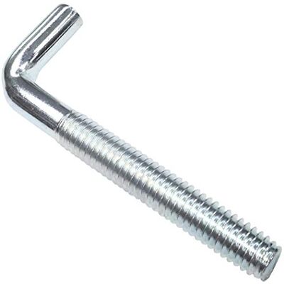 AERZETIX Conjunto de 10 parafusos de metal com rosca métrica M6x50mm gancho angular gancho em forma de L alças roscadas de encaixe C48194 AERZETIX Conjunto de 10 parafusos de metal com rosca métrica M6x50mm gancho angular gancho em forma de L alças roscadas de encaixe C48194