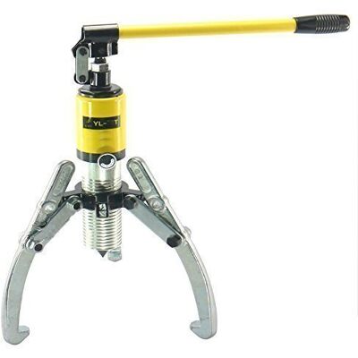 KATSU Tools KATSU Extrator hidráulico de engrenagens de 15 tons, unidade integral 3 moldes polia de imprensa hidráulica manual rolamentos de roda motor cubo separador KATSU Tools KATSU Extrator hidráulico de engrenagens de 15 tons, unidade integral 3 moldes polia de imprensa hidráulica manual rolamentos de roda motor cubo separador
