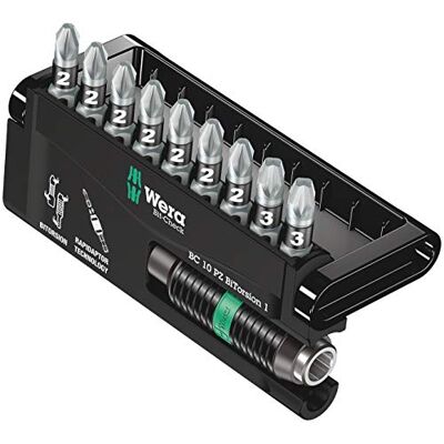 Wera Bit-Check 10 PZ BiTorsion 1, 10 peças Wera Bit-Check 10 PZ BiTorsion 1, 10 peças