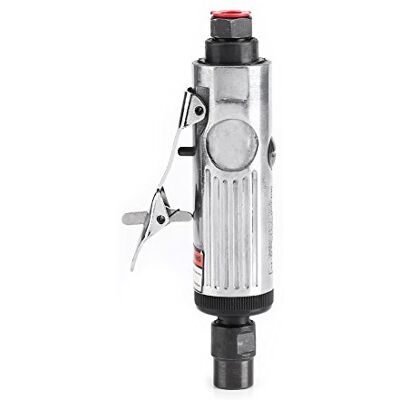 Haofy Moedor reto pneumático 1/4" moedor angular pneumático com ferramenta de corte e limpeza (prateado) Haofy Moedor reto pneumático 1/4" moedor angular pneumático com ferramenta de corte e limpeza (prateado)