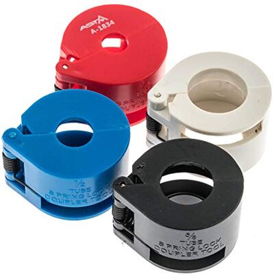 ASTA A-1834 Conjunto de 4 ferramentas de bloqueio de mola, ferramenta de extração de conectores de linha, ar condicionado ASTA A-1834 Conjunto de 4 ferramentas de bloqueio de mola, ferramenta de extração de conectores de linha, ar condicionado