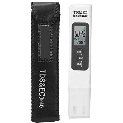 Walfront Medidor digital de qualidade da água 3 em 1 medidor de temperatura de condutividade CE com ecrã LCD para a indústria de água potável 0 GZRD 9999PPM Walfront Medidor digital de qualidade da água 3 em 1 medidor de temperatura de condutividade CE com ecrã LCD para a indústria de água potável 0 GZRD 9999PPM