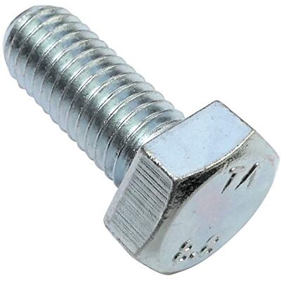 AERZETIX , Conjunto de 50 parafusos M8 x 20, cabeça hexagonal, Ø 8 x 20 mm, DIN 933, classe 8,8, aço galvanizado, bricolagem, ferramenta de montagem, ferragens, C47322 AERZETIX , Conjunto de 50 parafusos M8 x 20, cabeça hexagonal, Ø 8 x 20 mm, DIN 933, classe 8,8, aço galvanizado, bricolagem, ferramenta de montagem, ferragens, C47322