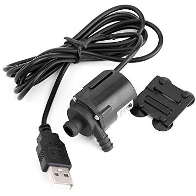 Walfront Mini bomba de água submergível USB sem escova DC4V-6V 150L/H Walfront Mini bomba de água submergível USB sem escova DC4V-6V 150L/H