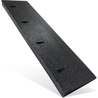 HASKYY Rampa de borracha preta para bordas I largura: 100 cm I altura: 45 mm I Rampa cunha de borracha Rampa para cadeira de rodas subida cunha subida para porta de carro HASKYY Rampa de borracha preta para bordas I largura: 100 cm I altura: 45 mm I Rampa cunha de borracha Rampa para cadeira de rodas subida cunha subida para porta de carro