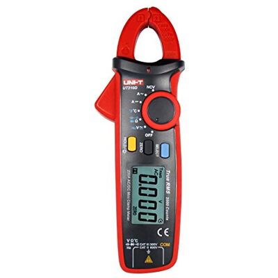 Uni-T UT210D Digital Clamp Meter Multímetro AC/DC Tensão Amperímetro Voltímetro Ohmímetro automático corrente resistência capacidade temperatura medição de faixa automática Uni-T UT210D Digital Clamp Meter Multímetro AC/DC Tensão Amperímetro Voltímetro Ohmímetro automático corrente resistência capacidade temperatura medição de faixa automática