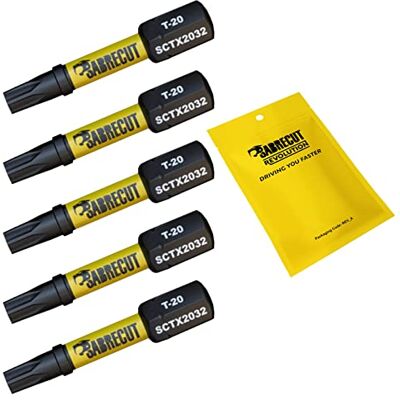 SabreCut 5 peças 32 mm T20 TX20 pontas impacto resistente SabreCut 5 peças 32 mm T20 TX20 pontas impacto resistente