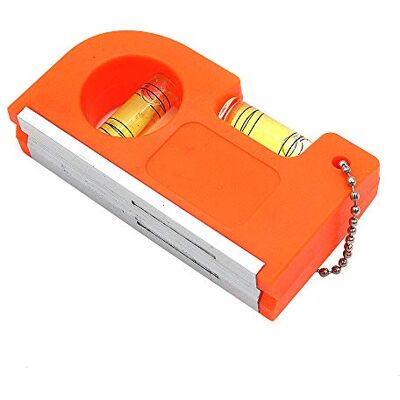 DollaTek Mini fecho de correr nível de álcool fivela pendente com corrente nível de álcool magnético liga de alumínio régua de equilíbrio DollaTek Mini fecho de correr nível de álcool fivela pendente com corrente nível de álcool magnético liga de alumínio régua de equilíbrio