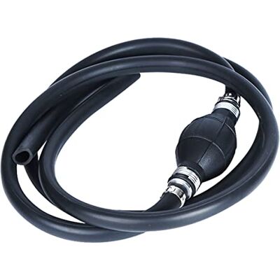KATSU Tools KATSU Bomba de Sifão de Gasolina Conjunto de Bomba de Combustível de Transferência Manual com Mangueira de Borracha de 8mm x 1,9m para Motor de Barco Marinho Fora de Borda KATSU Tools KATSU Bomba de Sifão de Gasolina Conjunto de Bomba de Combustível de Transferência Manual com Mangueira de Borracha de 8mm x 1,9m para Motor de Barco Marinho Fora de Borda