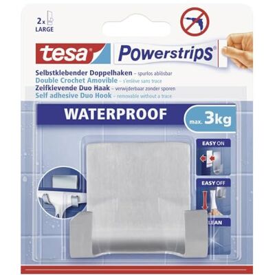 tesa Gancho adesivo duplo (aço) tiras, resistentes à água tesa Gancho adesivo duplo (aço) tiras, resistentes à água