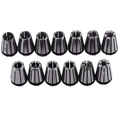 TOPINCN Conjunto de de 15 peças Er11 lançar de mola para máquina de gravação Cnc e ferramenta de torno de fresagem TOPINCN Conjunto de de 15 peças Er11 lançar de mola para máquina de gravação Cnc e ferramenta de torno de fresagem