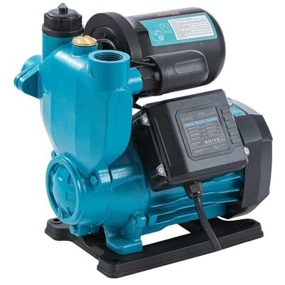 KATSU Tools KATSU Bomba de reforço de água de 750 W, controlo automático de pressão, auto-escorvante adequado para torneiras de água para casa e jardim KATSU Tools KATSU Bomba de reforço de água de 750 W, controlo automático de pressão, auto-escorvante adequado para torneiras de água para casa e jardim