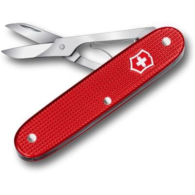 Victorinox Ferramenta de bolso com tesouras de precisão Companion X Alox, ferramenta monofunção, compacta, leve, fabricada na Suíça, vermelha Victorinox Ferramenta de bolso com tesouras de precisão Companion X Alox, ferramenta monofunção, compacta, leve, fabricada na Suíça, vermelha