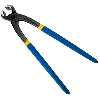 S&R Prendedores de carpinteiro ECO 280 mm, feito de aço cromado vanádio de alta qualidade, alças azuis revestidas de PVC S&R Prendedores de carpinteiro ECO 280 mm, feito de aço cromado vanádio de alta qualidade, alças azuis revestidas de PVC