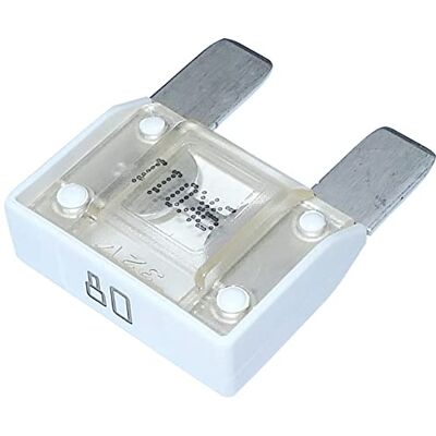 AERZETIX : Fusível grande maxi branco 80A 6 V 12 V 24 V 32 V 29 mm para veículos de carro camião utilitário C10061 AERZETIX : Fusível grande maxi branco 80A 6 V 12 V 24 V 32 V 29 mm para veículos de carro camião utilitário C10061