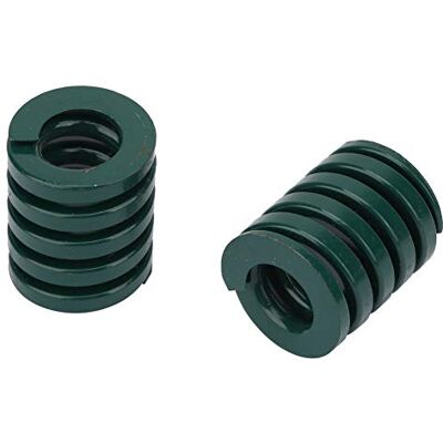Garosa 2 unidades OD 25 mm ID 12,5 mm morre a mola molde de carga pesada morre a mola molde doméstico fio plano mola verde para máquinas de injeção de plástico, Predefinição Garosa 2 unidades OD 25 mm ID 12,5 mm morre a mola molde de carga pesada morre a mola molde doméstico fio plano mola verde para máquinas de injeção de plástico, Predefinição