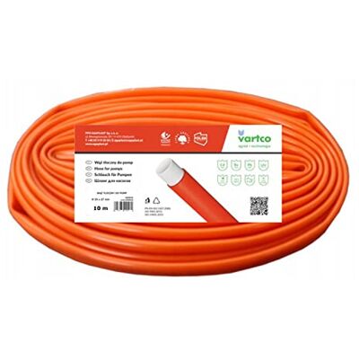 Vartco Mangueira plana para bombas submersíveis , 1 tol, diâmetro 25 mm, 10 m Vartco Mangueira plana para bombas submersíveis , 1 tol, diâmetro 25 mm, 10 m