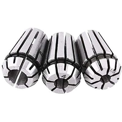 TOPINCN Er11 Cnc Conjunto de ferramentas de fresagem de porta-moedas para fresadora (3 unidades, 3,175 mm, 4 mm, 6 mm) TOPINCN Er11 Cnc Conjunto de ferramentas de fresagem de porta-moedas para fresadora (3 unidades, 3,175 mm, 4 mm, 6 mm)