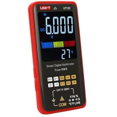 Uni-T Color Screen Smart Multimeter NCV Function, proteção de sobrecarga, tensão/resistance/capacidade/temperatura, alta precisão para casa/laboratório/laboratório Uni-T Color Screen Smart Multimeter NCV Function, proteção de sobrecarga, tensão/resistance/capacidade/temperatura, alta precisão para casa/laboratório/laboratório